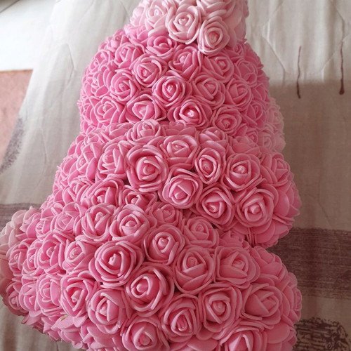 Rose bear made of artificial roses new