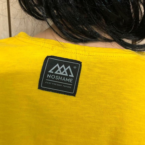 Noshame yellow blouse, size M, 100% cotton