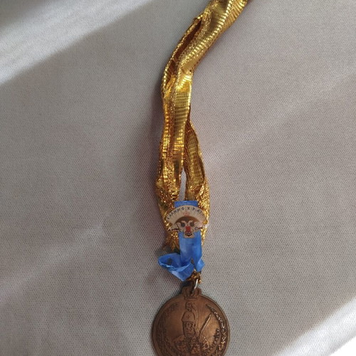 Rare Collectible Medal Ellinokratia 1974 used with Ribbon and Pin