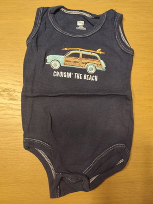 Baby sleeveless romper HB Sun Sand Surf like new, 3-6 months