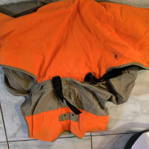 Hunting vest used, size L