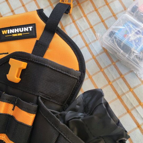 Heavy-duty tool bag for cordless drill and bits new