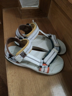 Zara sandals size 36 like new, multicolor