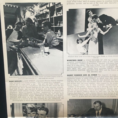 The Golden Age of Hollywood Musical LP used with 3D pop-up cover