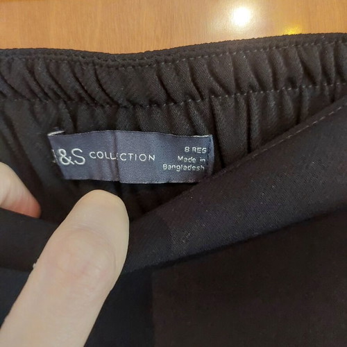 Wrap skirt black Marks & Spencer like new, size S