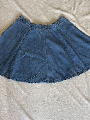 Pull & Bear blue denim skirt, size M