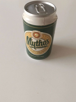 Mythos διακοσμητικό κουτί μπύρας με ενσωματωμένο πληκτρολόγιο τηλεφώνου