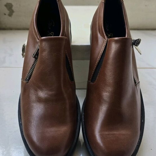 Gkoulis Leather Brown Moccasins New Size 40