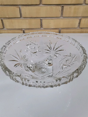 Crystal fondue bowls used, set of 2