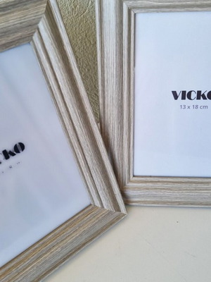 Vicko wooden photo frame set 13x18 cm, 2 pieces