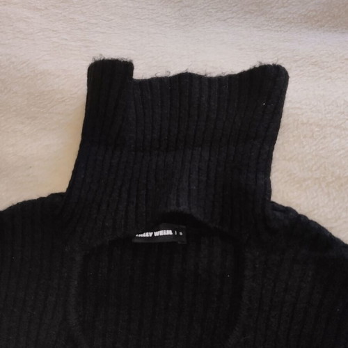 Tally Weijl knitted dress new black small