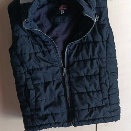 M One waterproof kids jacket like new, blue, with zipper and pockets