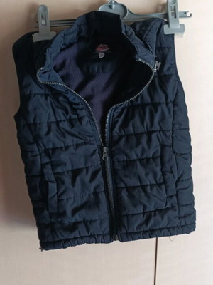 M One waterproof kids jacket like new, blue, with zipper and pockets