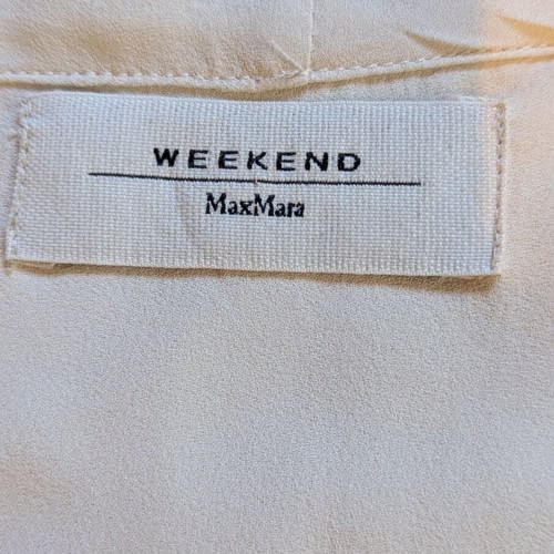 Max Mara shirt like new, size XL, white and beige