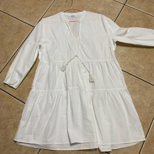 Le Ger summer dress used, white, size L