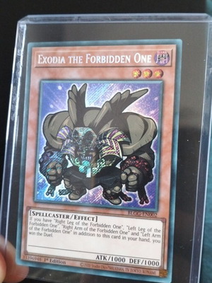 Exodia The Forbidden One Battles of Legend Glorious Gallery card new