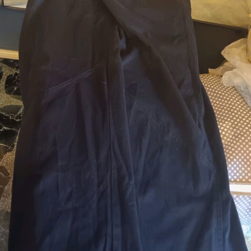 Positive flared pants black like new with cargo safari style