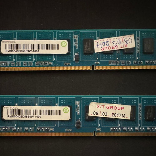 Ramaxel 8GB (2x4GB) DDR3-1600MHz memory like new