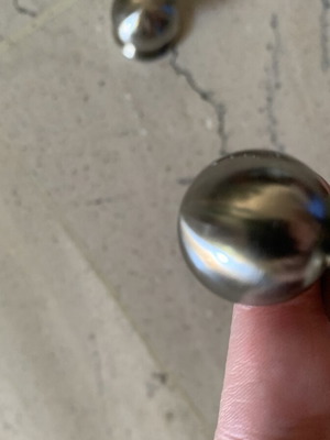Door knobs set of 8, 3 with screws