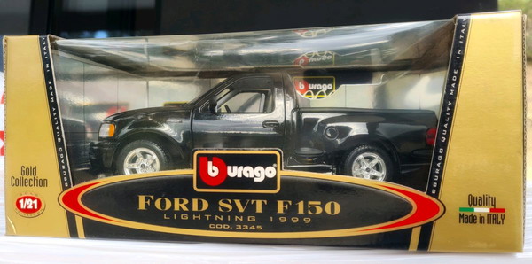  Bburago FORD SVT F150 Lightning 1999 1:21 Gold Collection