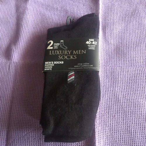 Luxury Men Socks men's new, size 40-42, black