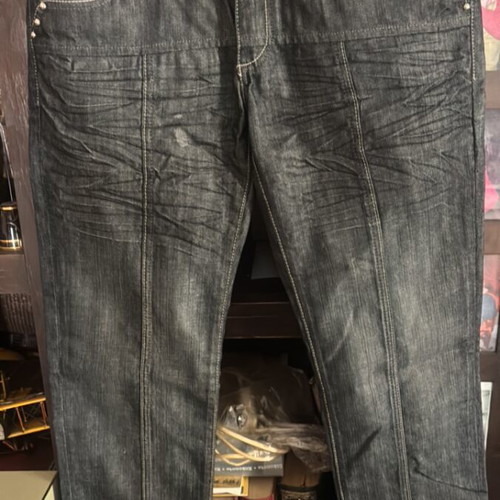 Desperado jeans like new, cotton, size 32, black and gray