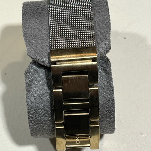 DKNY women's watch with silver double design bracelet