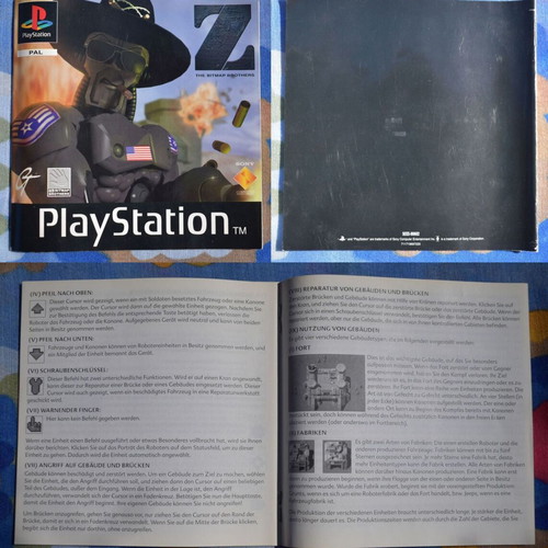 Z The Bitmap Brothers PlayStation PS1 game
