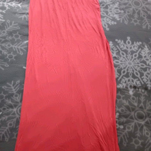 Coral long skirt Bershka medium like new with slit
