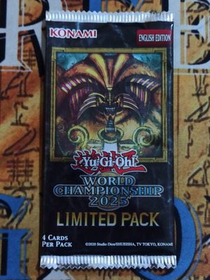 Yu-Gi-Oh! Limited Pack World Championship 2025 σφραγισμένο booster