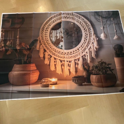 3D print wall tapestry new, polyester fabric 1.10x1.50