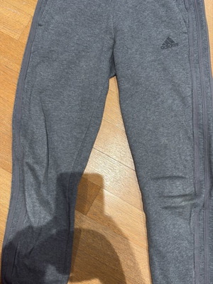 Adidas tracksuit pants for 11-12 years like new, gray