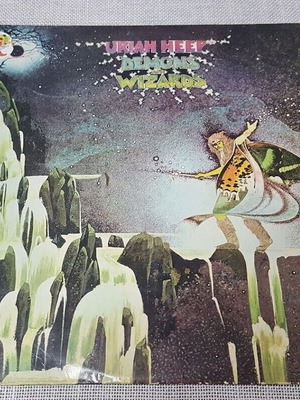 Uriah Heep Demons And Wizards LP μεταχειρισμένο, rock 1972 Ελλάδα