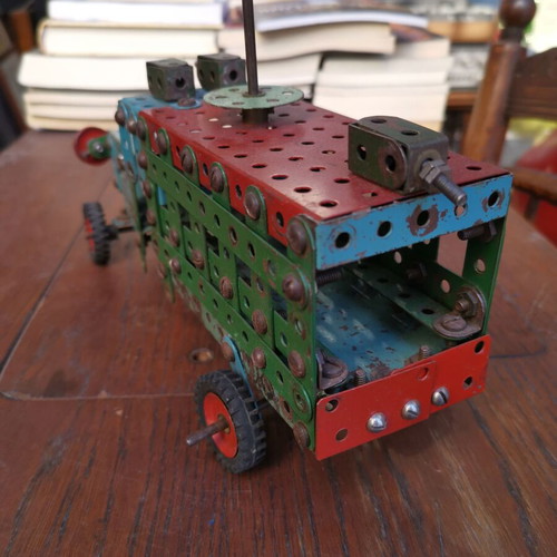 Assembled metal toy truck of EPA used