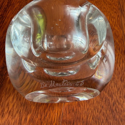 De Martiis crystal ashtray used