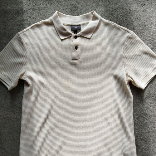 H&M T-shirt polo like new, size S, beige