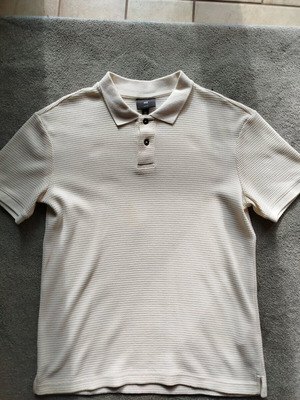 H&M T-shirt polo σαν καινούργιο, μέγεθος S, μπεζ