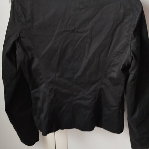 Women's jacket used size M, black short cotton