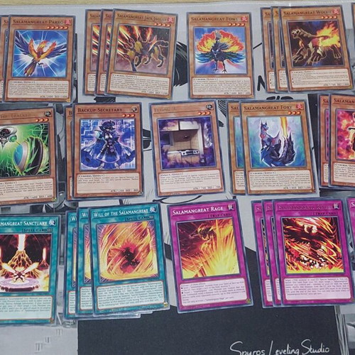 Salamangreat Deck Core like new, Yu-Gi-Oh! FIRE Cyberse cards