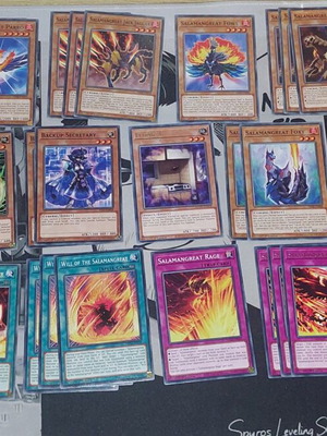 Salamangreat Deck Core like new, Yu-Gi-Oh! FIRE Cyberse cards