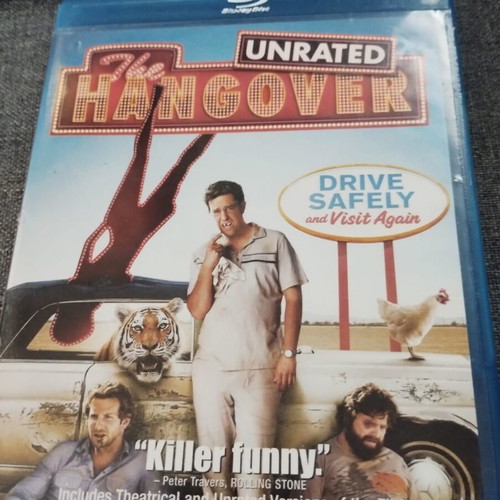 The Hangover Unrated Blu-Ray used with digital copy and subtitles
