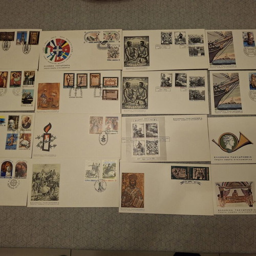 203 ΦΠΗΚ stamp collection like new, 1960-1989