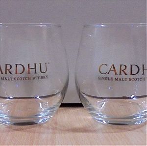Cardhu scotch whisky διαφημιστικό σετ 2 ποτηριών