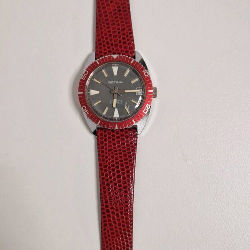 Vintage Betina automatic wristwatch '70s refurbished, Swiss made