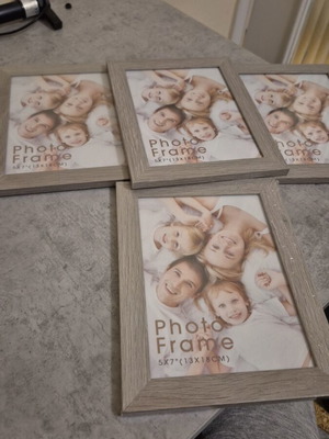 Photo frames new, set of 4 pieces
