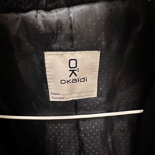 Okaidi children's winter coat dark blue like new, age 10