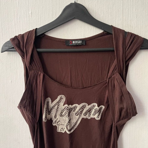 Morgan top used, brown, size M
