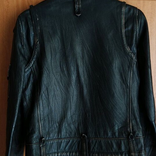 Women's leather jacket no XS like new, black