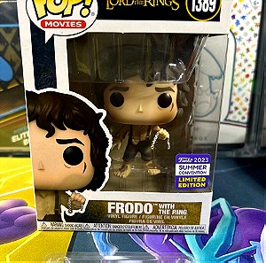 Funko pop Frodo with the ring Lord of the rings limited edition 2023