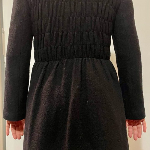 Mourati black women's coat used, size M/L